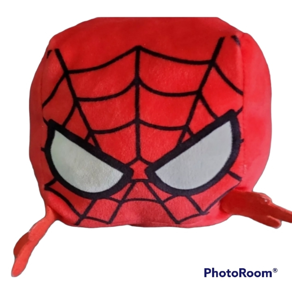 Marvel Spider Man Cubd 5" Square Red Kid's Stuffed Superhero Toy